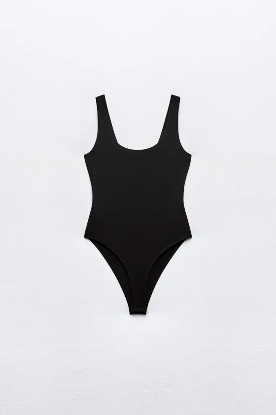 БОДИ ОБЛЕГАЮЩЕГО КРОЯ ИЗ ПОЛИАМИДА