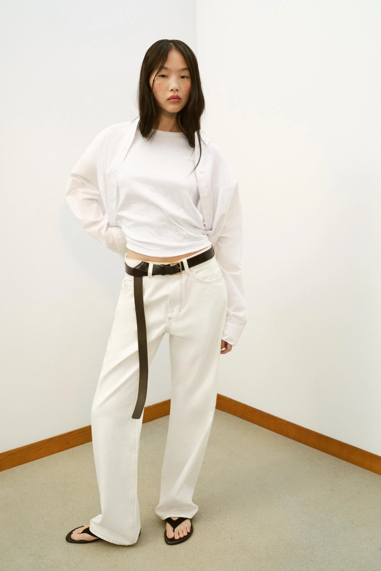 Хлопковая футболка с коротким рукавом