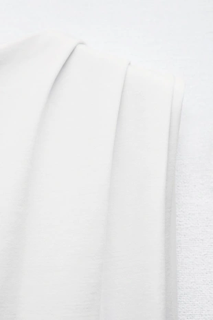 Топ со сборками на плече- Заказать в России