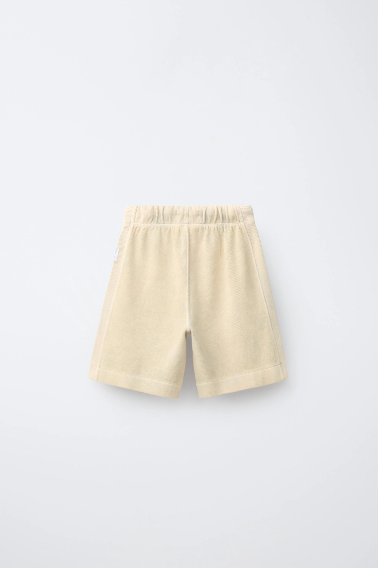 Бермуды с эффектом крашения garment-dyed