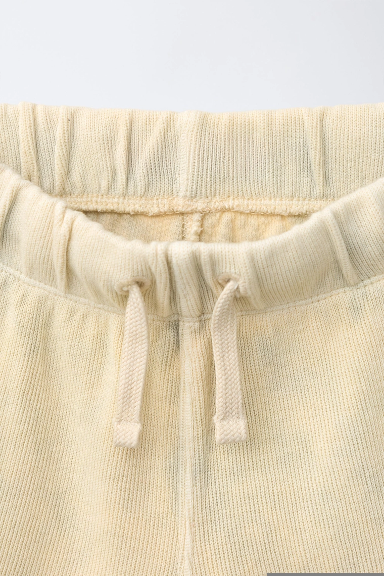 Бермуды с эффектом крашения garment-dyed