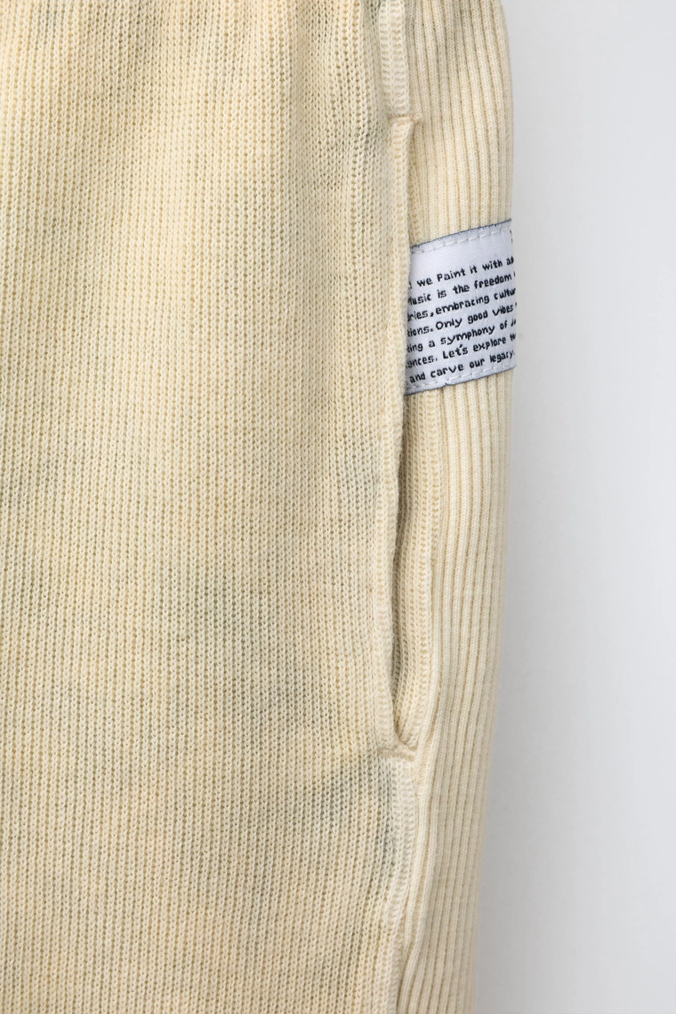Бермуды с эффектом крашения garment-dyed