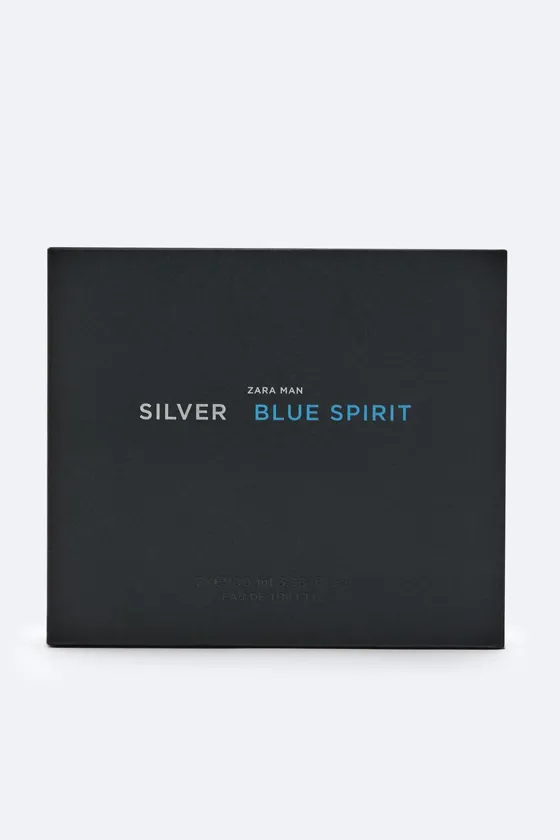 Набор парфюмированной воды - SILVER + BLUE SPIRIT100ML / 3.38 oz