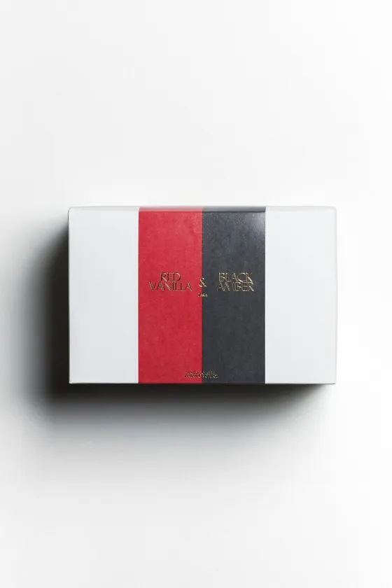 Набор парфюмированной воды - RED VANILLA, 90 МЛ + BLACK AMBER, 90 МЛ