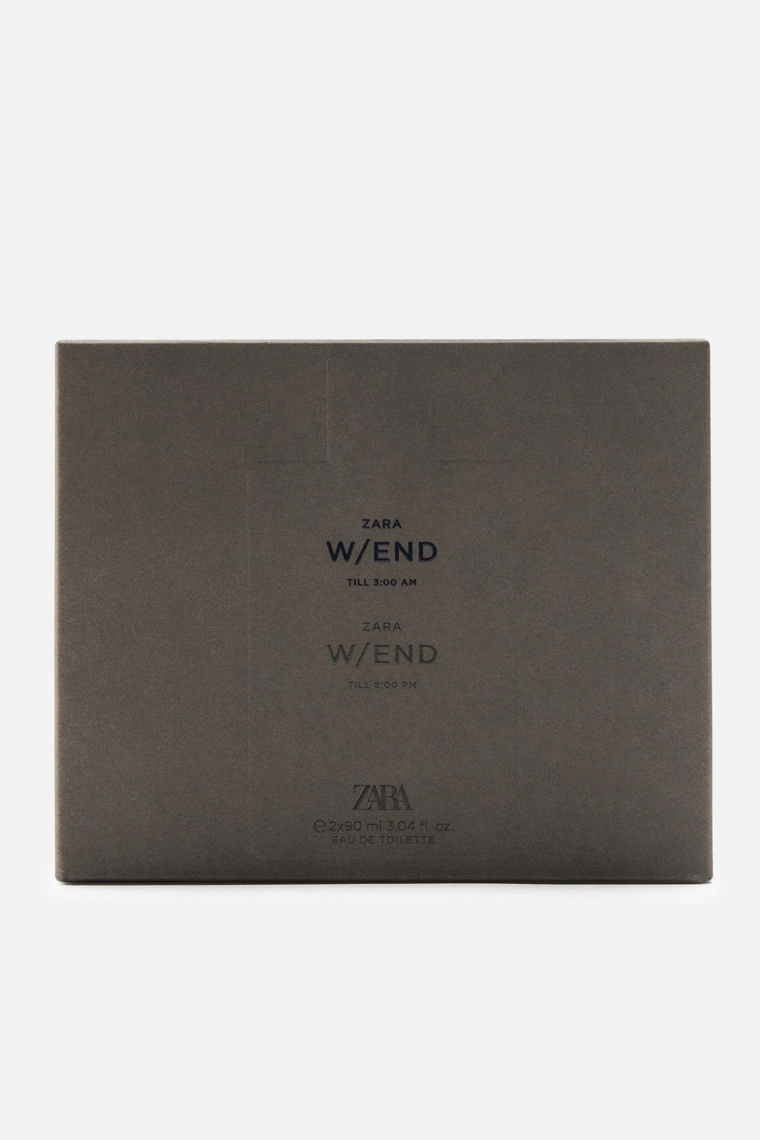 Zara w/end till 3:00 am 90 ml (3.04 fl oz.) + zara w/end till 8:00 pm 90 ml (3.04 fl oz.)