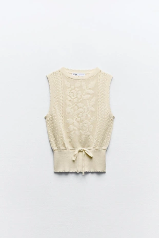 Топ без рукавов ecru- Заказать в России