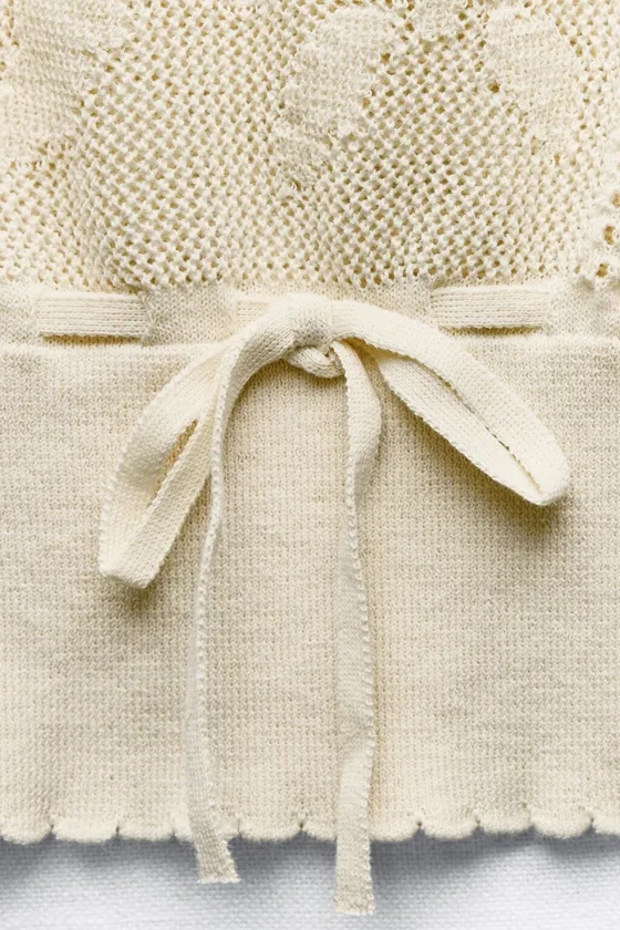 Топ без рукавов ecru