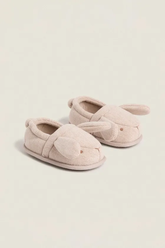 Домашние тапочки с ушками кролика junior