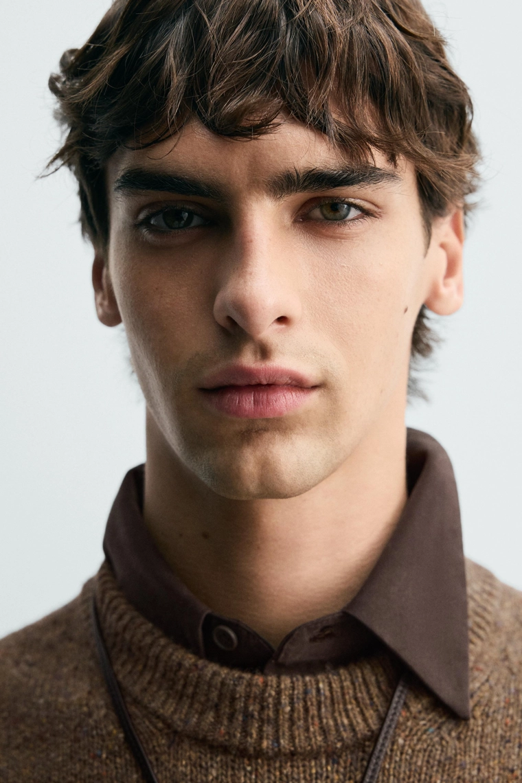 Джемпер с пуговицами из шерстяной смеси