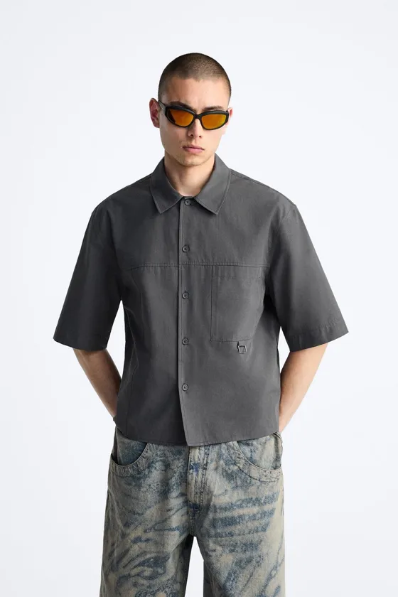 РУБАШКА CROPPED FIT