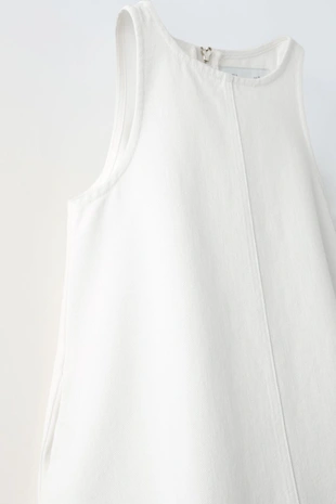 Джинсовое мини-платье- Заказать в России