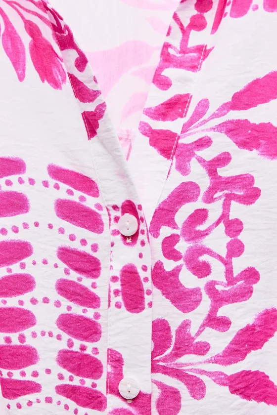 ПЛАТЬЕ-РУБАШКА В ПОЛОСКУ С ПОЯСОМ