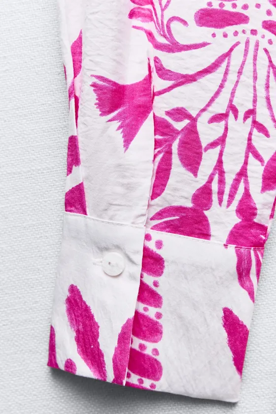 ПЛАТЬЕ-РУБАШКА В ПОЛОСКУ С ПОЯСОМ