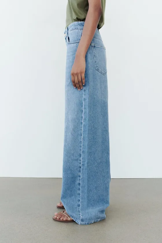 ДЖИНСЫ Z1975 LONG LENGTH WIDE LEG СО СРЕДНЕЙ ПОСАДКОЙ