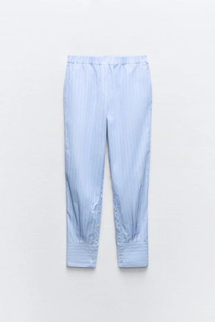 Брюки  в полоску- Заказать в России