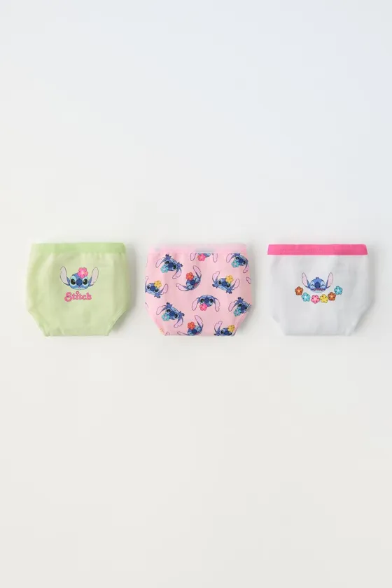 2–6 ЛЕТ/ НАБОР ИЗ ТРЕХ ТРУСОВ С ПРИНТОМ «ЛИЛО И СТИЧ» © DISNEY