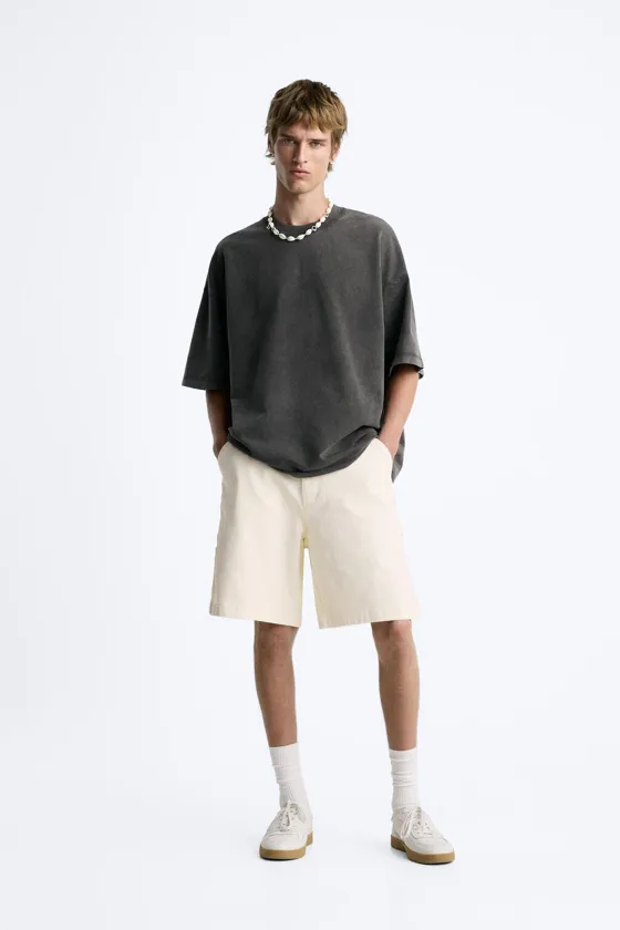 ТОЛСТОВКА В СТИЛЕ OVERSIZE С ПОТЕРТЫМ ЭФФЕКТОМ