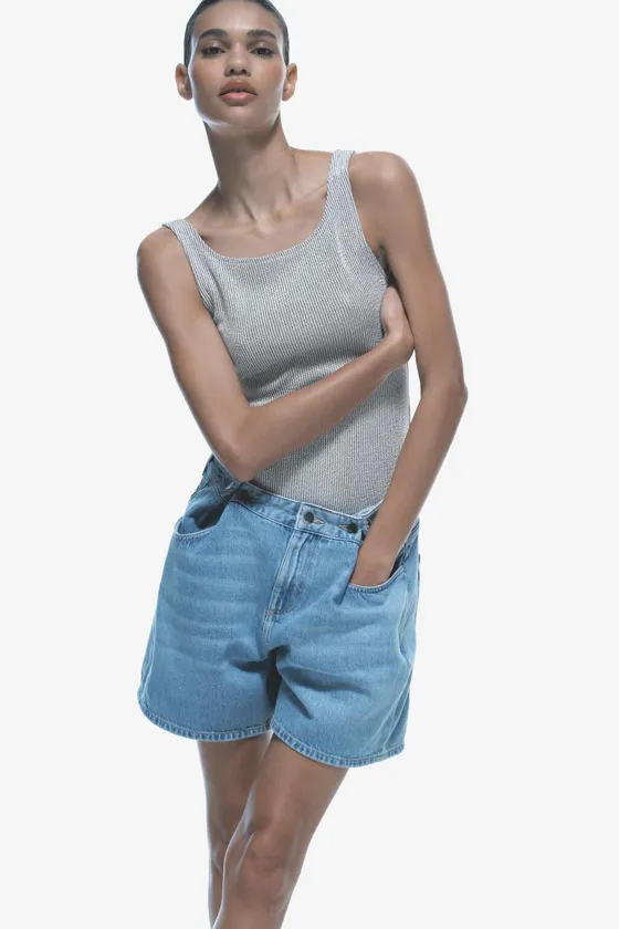 ДЖИНСОВЫЕ ШОРТЫ Z1975 LOOSE-FIT WIDE-LEG