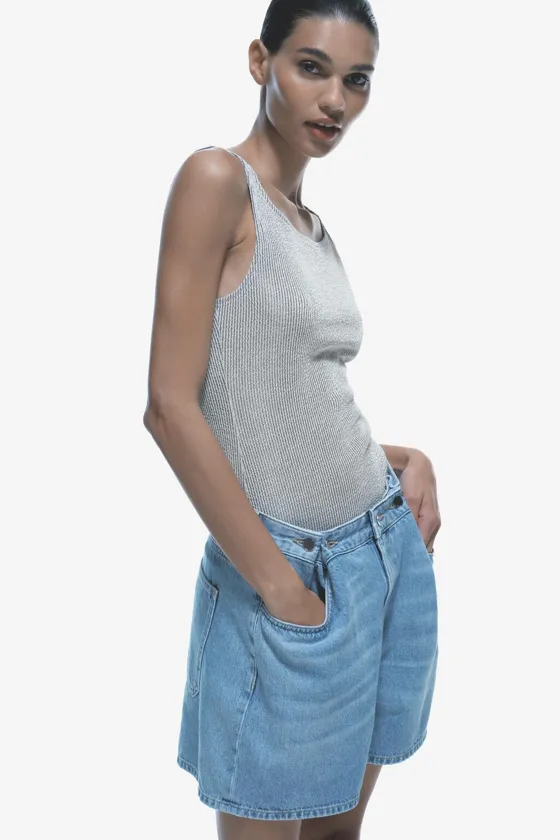 ДЖИНСОВЫЕ ШОРТЫ Z1975 LOOSE-FIT WIDE-LEG