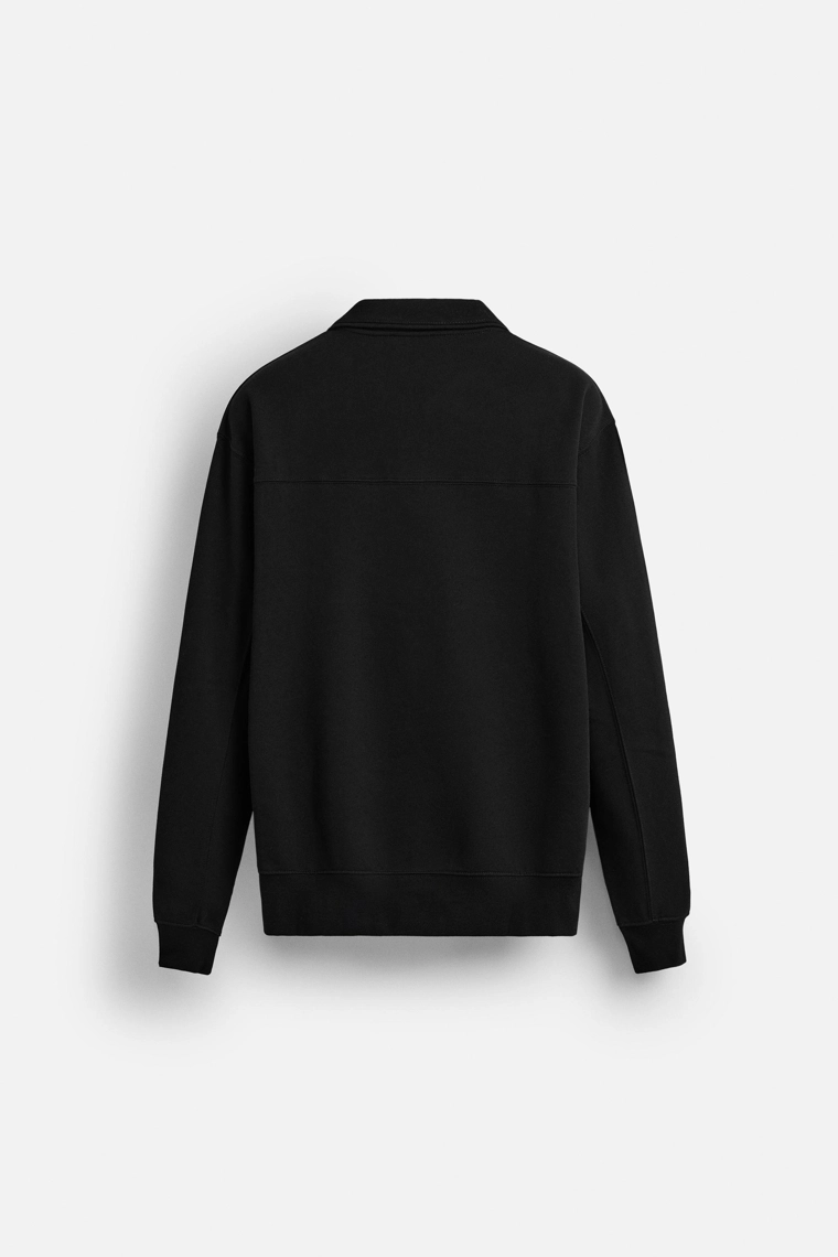 Толстовка с высоким воротником на молнии zara