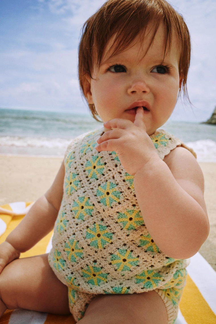 Трусики крючком в полоску