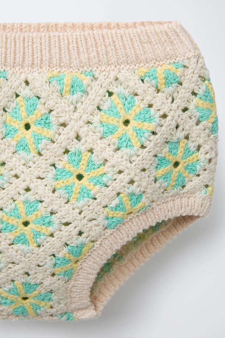 Трусики крючком в полоску