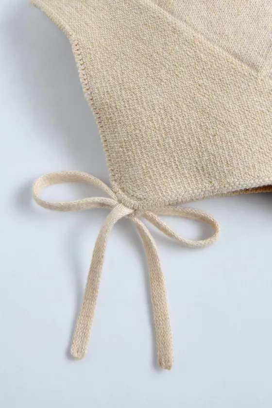 Шапочка из хлопка и шелка