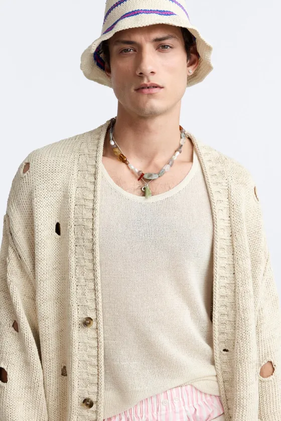 Кардиган с дырками ограниченного издания