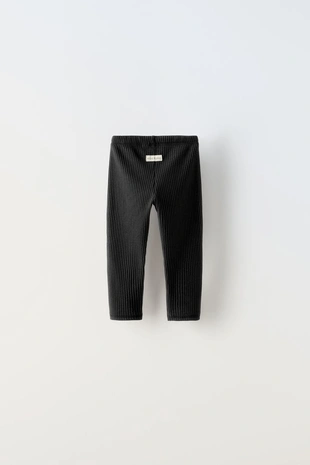 Однотонные легинсы в рубчик- Заказать в России