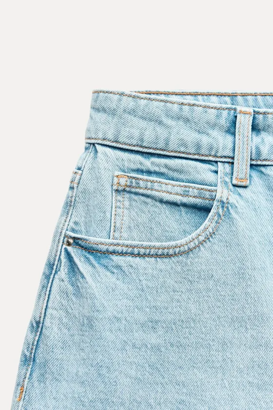 ДЖИНСОВЫЕ ШОРТЫ Z1975 MOM FIT С ВЫСОКОЙ ПОСАДКОЙ