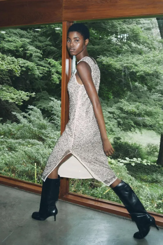 ПЛАТЬЕ МИДИ С ПАЙЕТКАМИ