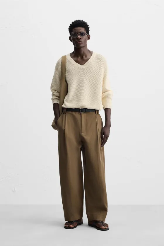 БРЮКИ баллон ИЗ ХЛОПКА И ЛЬНА