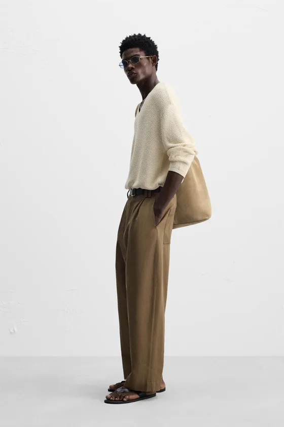 БРЮКИ баллон ИЗ ХЛОПКА И ЛЬНА