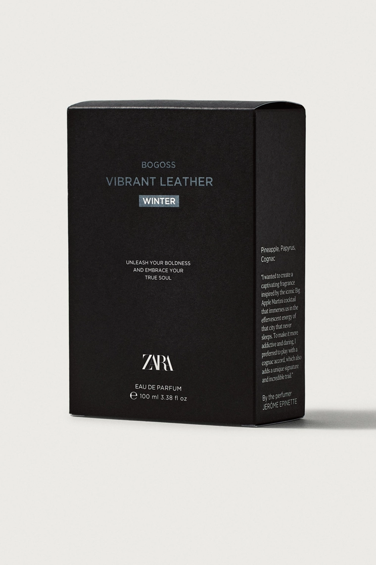 Зимний аромат bogoss vibrant leather, 100 мл