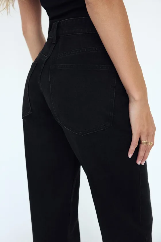 ДЖИНСЫ TRF MOM FIT HIGH WAIST
