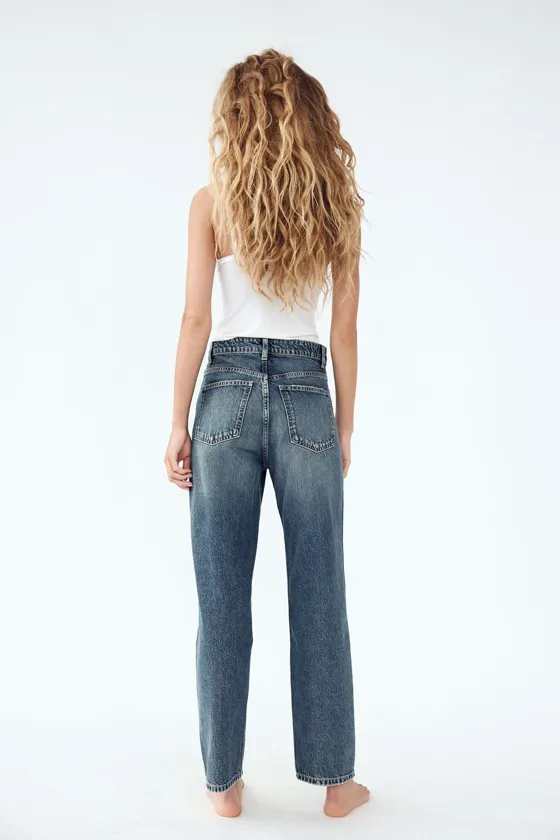 ДЖИНСЫ TRF «Мом Фит» HIGH WAIST