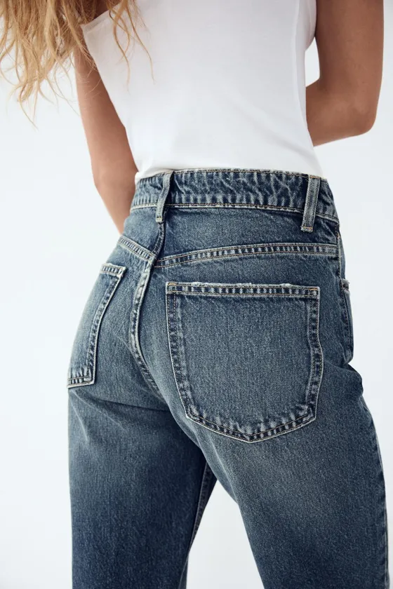 ДЖИНСЫ TRF «Мом Фит» HIGH WAIST