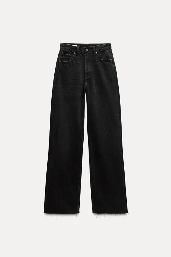 ДЖИНСЫ TRF WIDE LEG FULL LENGTH С ВЫСОКОЙ ПОСАДКОЙ