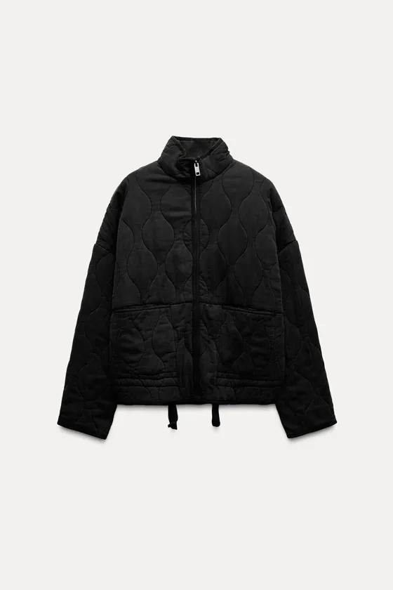 СТЕГАНАЯ КУРТКА — коллекция Zara «ZW»