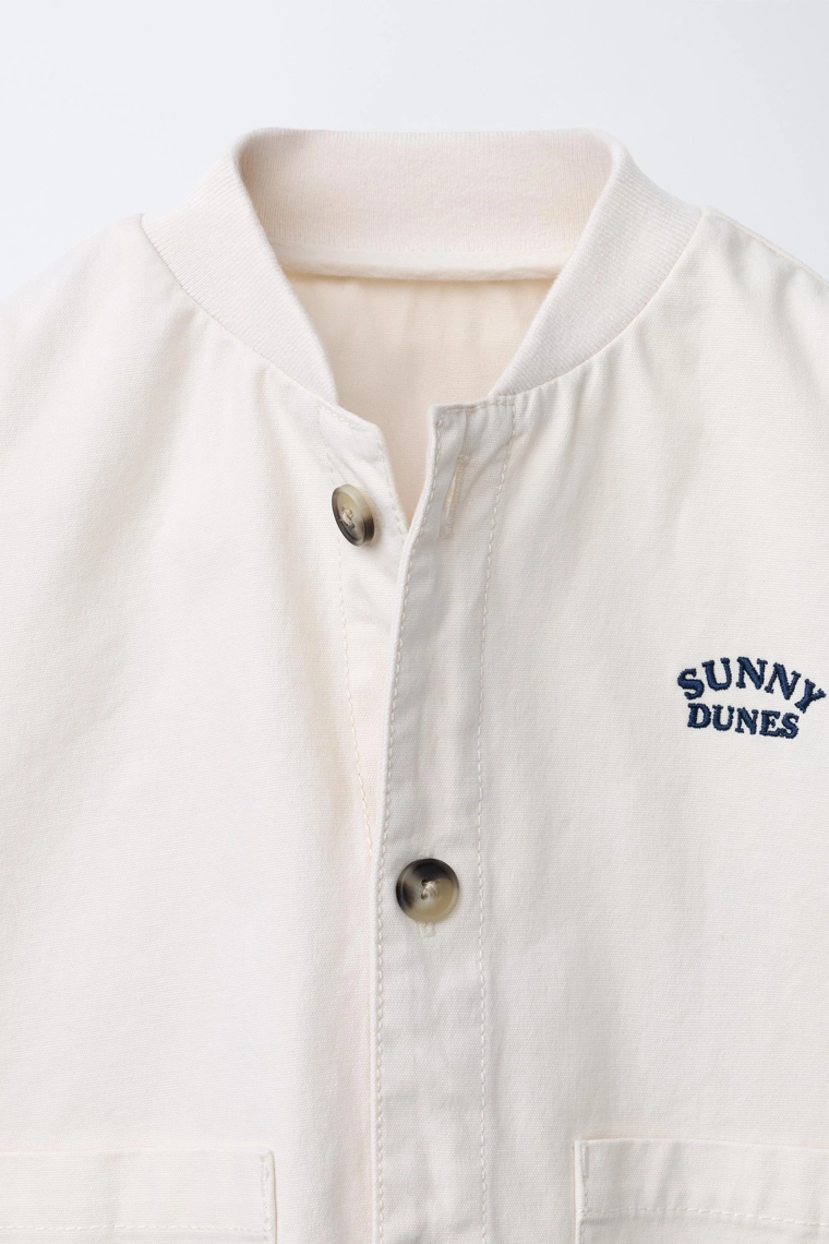 Вышитая бомбер-куртка