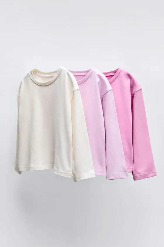 НАБОР ИЗ ТРЕХ ОДНОТОННЫХ ФУТБОЛОК