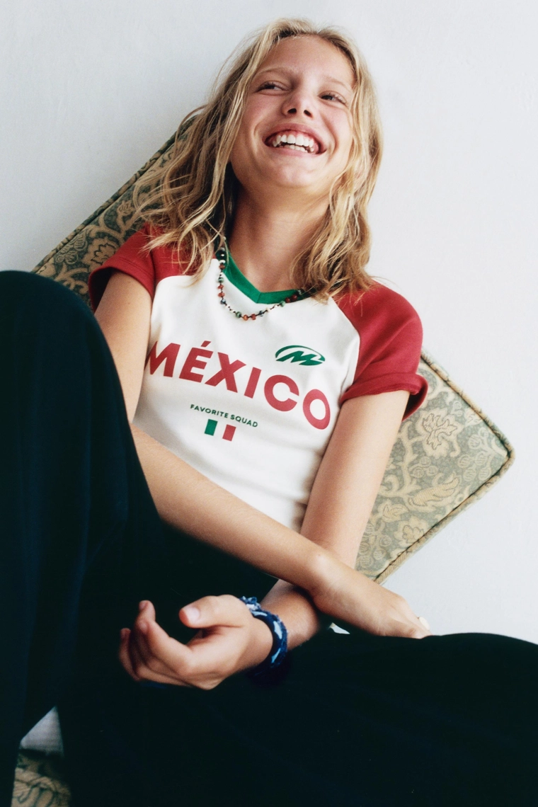 Футболка с принтом mexico