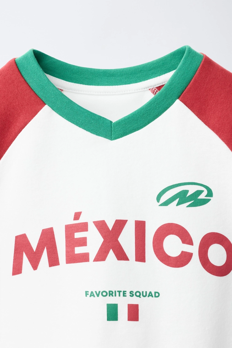 Футболка с принтом mexico