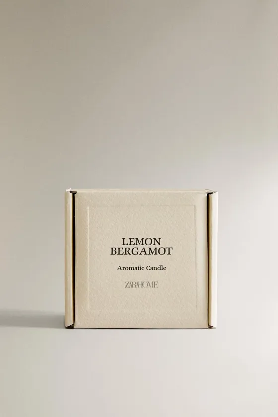 (150 г) ароматическая свеча lemon bergamot