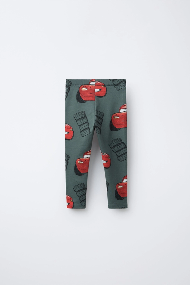 Леггинсы с принтом молнии маквин © disney