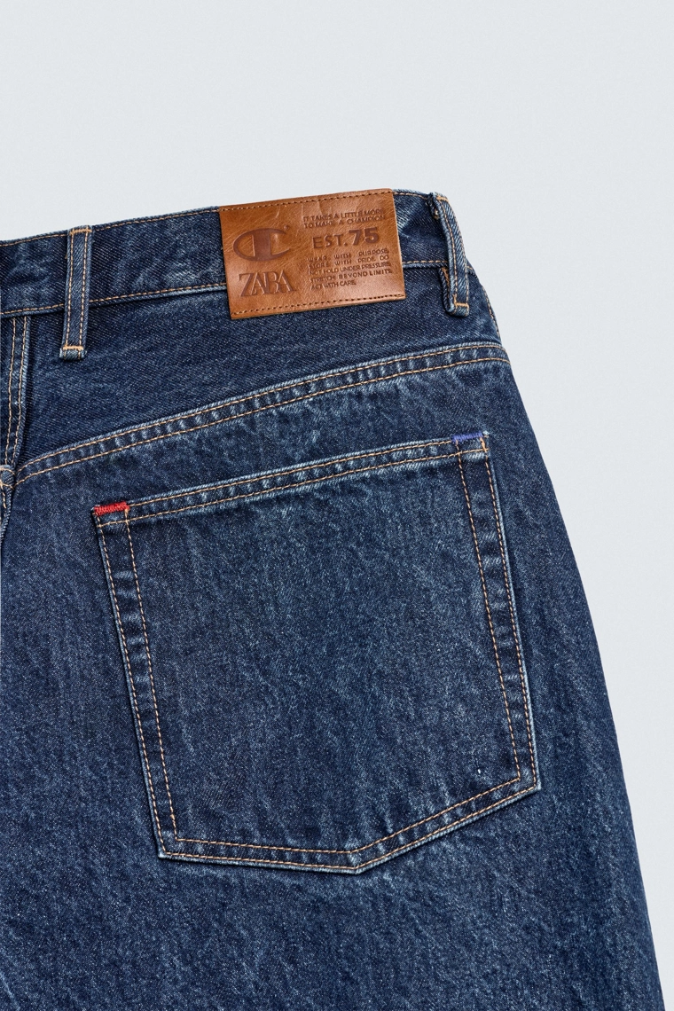 Джинсы свободного кроя champion ® x zara