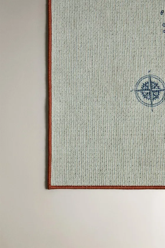 Детский коврик с картой мира