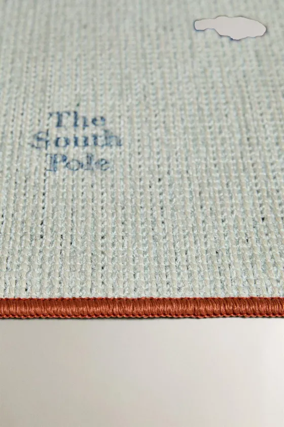 Детский коврик с картой мира