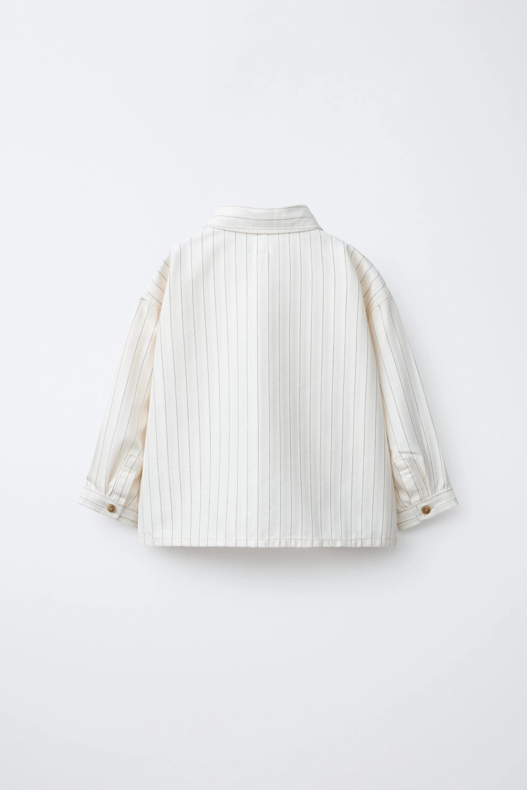 Рубашка-ковер с полосками