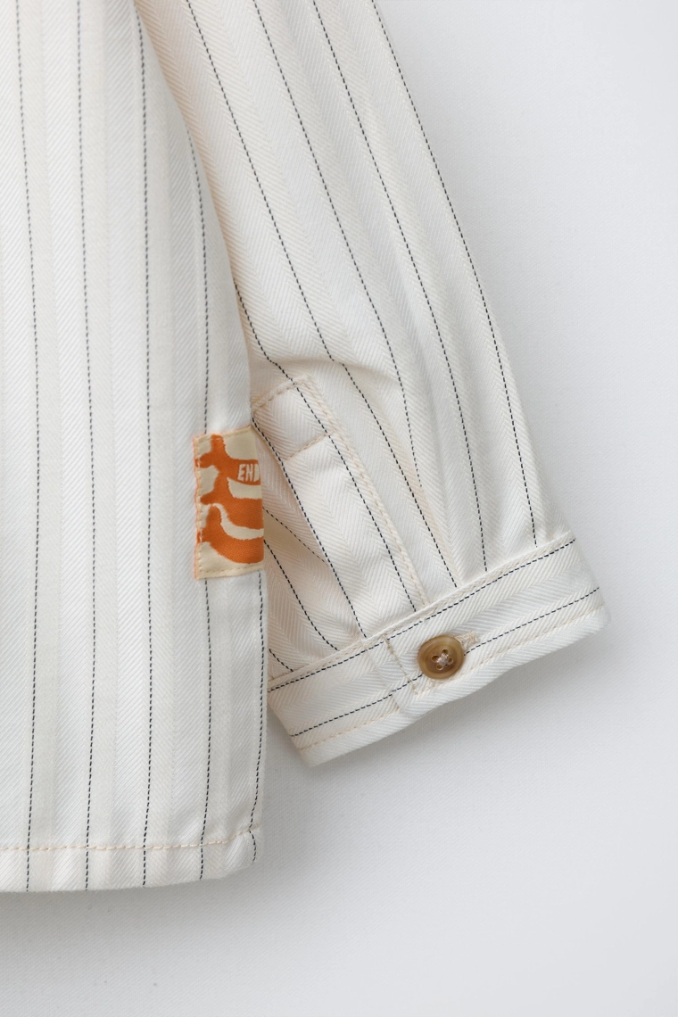 Рубашка-ковер с полосками